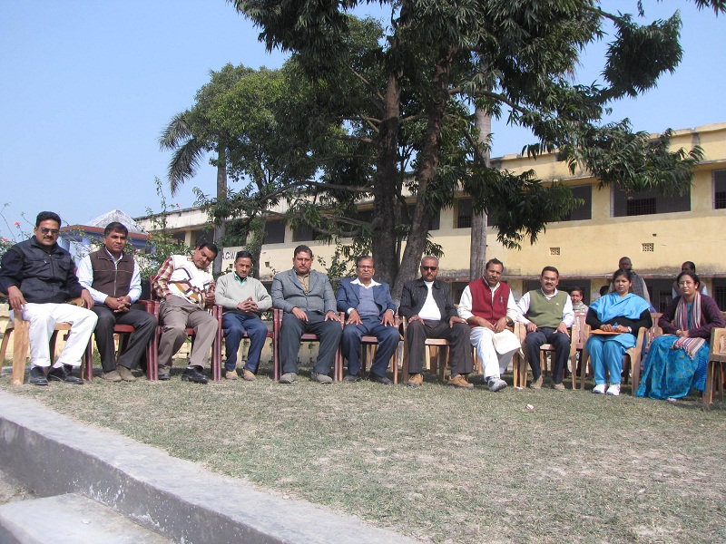 Group Photograph Of Principal And Other Faculty Members