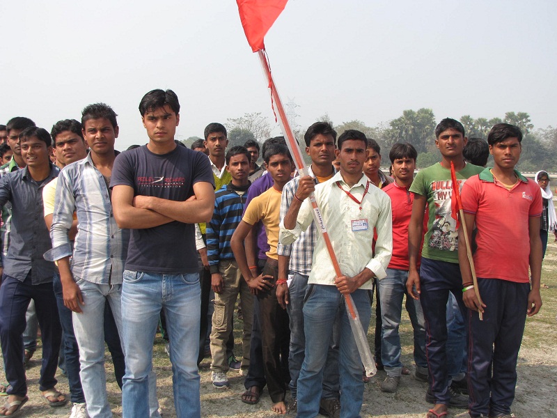 Students Enthusiastically Participating In Different Activities.